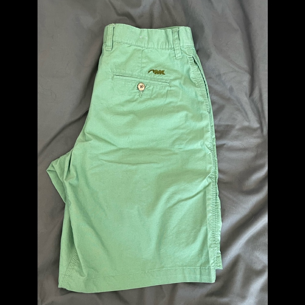 Mountain Khakis green shorts